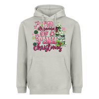 Im Dreaming Of A Pink Christmas Heavyweight Hoodie | Teevron
