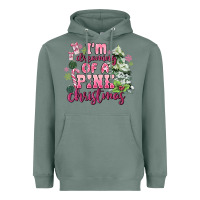 Sage im dreaming of a pink christmas Heavyweight Hoodie - MaliasSmallBusiness