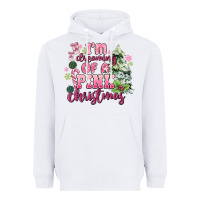 White im dreaming of a pink christmas Heavyweight Hoodie - MaliasSmallBusiness