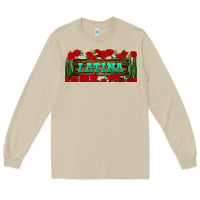 Mushroom latina libbey glass Long Sleeve Tee - BundleAndBundleShop