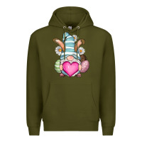 Army Green Easter gnome Premium Hoodie - RanaPortraitStore