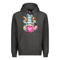 Charcoal Heather Easter gnome Premium Hoodie - RanaPortraitStore