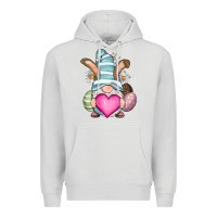 Dove Grey Easter gnome Premium Hoodie - RanaPortraitStore