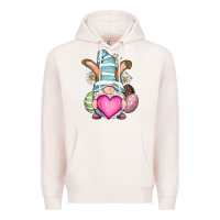 Pale Pink Easter gnome Premium Hoodie - RanaPortraitStore
