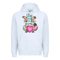 White Easter gnome Premium Hoodie - RanaPortraitStore