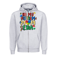 In My Autism Mom Era Zipper Hoodie | Teevron