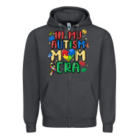 Smoke in my autism mom era Zipper Hoodie - MaliasSmallBusiness