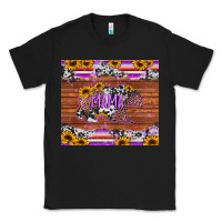 Black mama bear sunflowers purple Classic Tee - Jasminsmagicworld