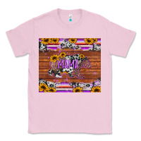 Bubblegum Pink mama bear sunflowers purple Classic Tee - Jasminsmagicworld