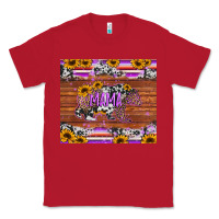 Red mama bear sunflowers purple Classic Tee - Jasminsmagicworld