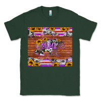 Sports Green mama bear sunflowers purple Classic Tee - Jasminsmagicworld