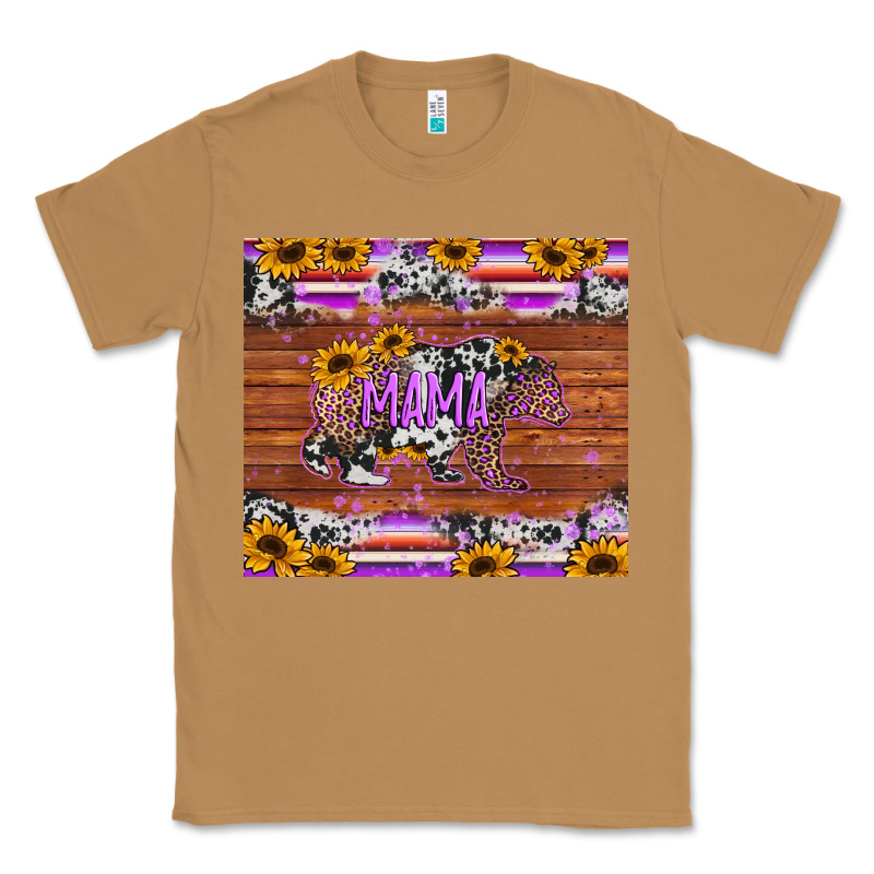 Mama Bear Sunflowers Purple Classic Tee by Jasminsmagicworld | Teevron