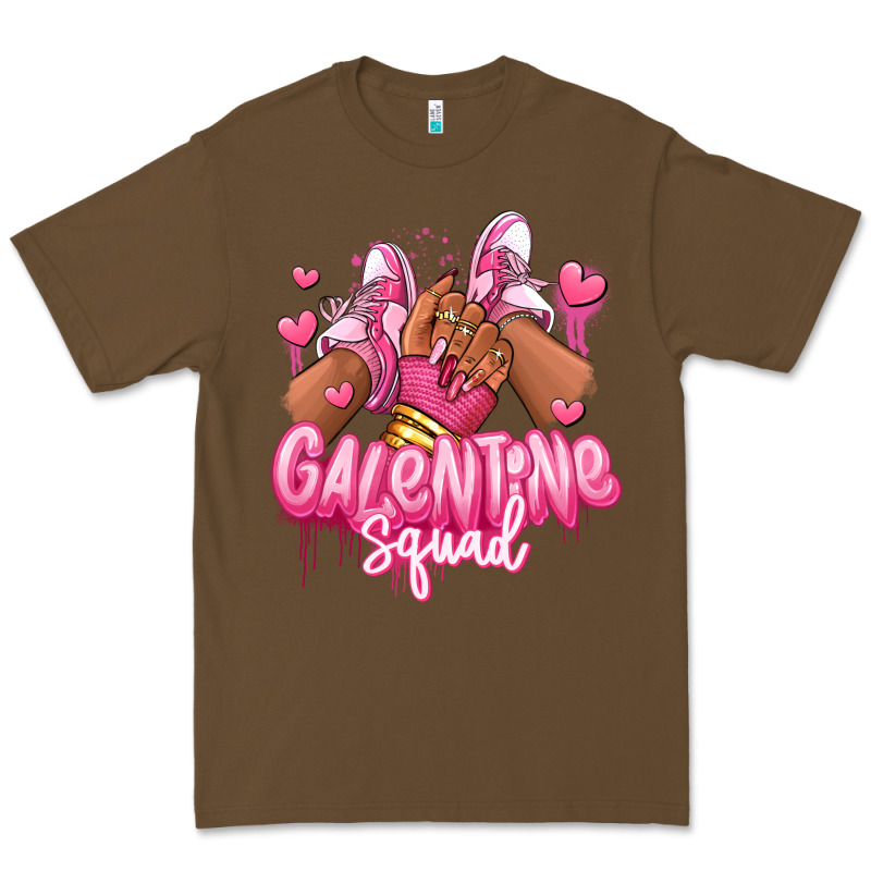 Galentine Squad Afro Girl Sneakers Premium Tee by RanaPortraitStore | Teevron