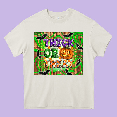 Thick Or Treat Tumbler Heavy Core Tee Designed By Artiststas