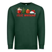 Sports Green feliz navidad Premium Sweatshirt - MaliasSmallBusiness