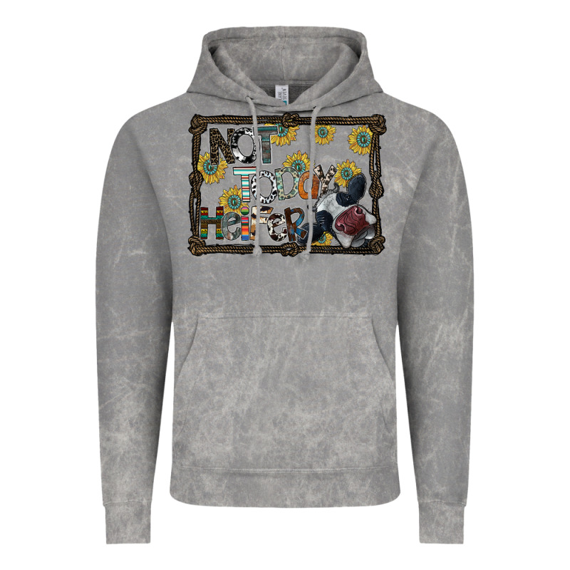 Not Today Heifer Vintage Hoodie by SublimationCraftShop | Teevron