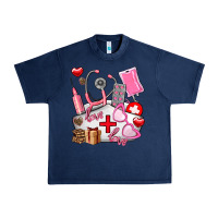 Navy nurse  valentines day love Urban Heavy Tee - AdoDesignShop