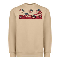 Mushroom american flag lips 16oz libbey cup Heavyweight Sweatshirt - HRA Design Shop