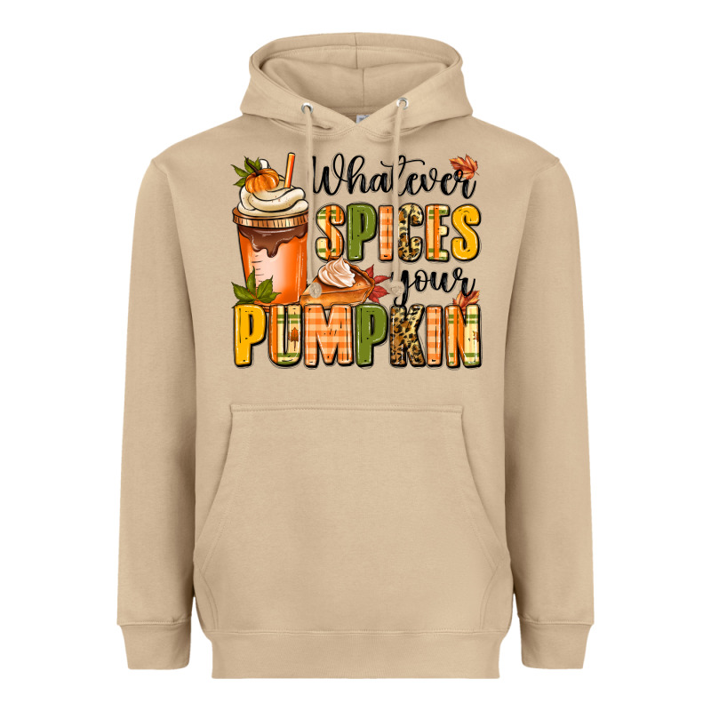 Whatever Spices Your Pumpkin Heavyweight Hoodie by MaliasSmallBusiness | Teevron