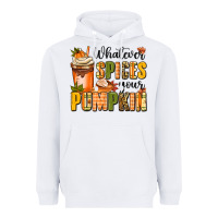 White whatever spices your pumpkin Heavyweight Hoodie - MaliasSmallBusiness