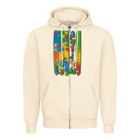Sandshell autism american flag Zipper Hoodie - MaliasSmallBusiness