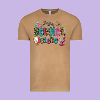 Science Teacher Vintage Tee Designed By Adodesignshop
