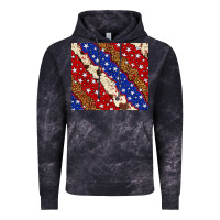 Cloud Black 4th of July USA flag leopard cowhide 20oz tumbler Vintage Hoodie - Neo Western