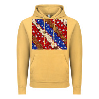 Vintage Mustard 4th of July USA flag leopard cowhide 20oz tumbler Vintage Hoodie - Neo Western