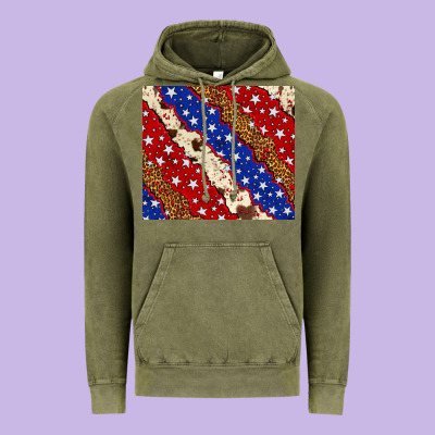 4th Of July Usa Flag Leopard Cowhide 20oz Tumbler Vintage Hoodie Designed By Neo Western