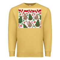Antique Gold christmas tree cakes Premium Sweatshirt - MaliasSmallBusiness