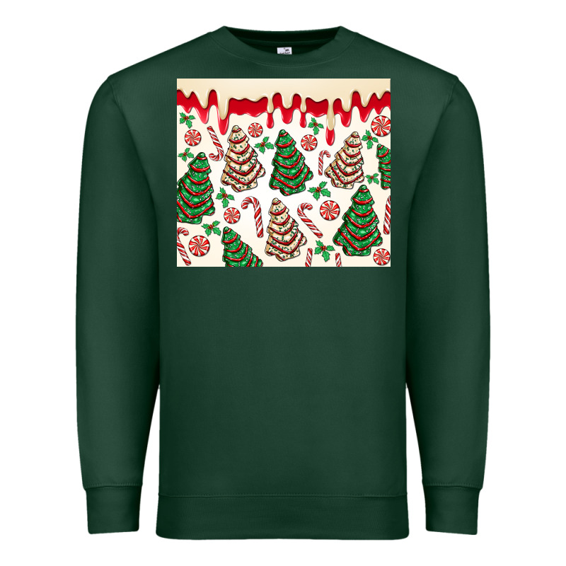 Christmas Tree Cakes Premium Sweatshirt by MaliasSmallBusiness | Teevron