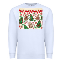 White christmas tree cakes Premium Sweatshirt - MaliasSmallBusiness