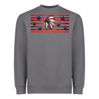 Storm patriotic native american headdress 16oz libbey cup Heavyweight Sweatshirt - HRA Design Shop