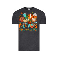 Vintage Black fall vibes and that nurse life Vintage Tee - AdoDesignShop