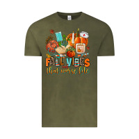 Vintage Olive fall vibes and that nurse life Vintage Tee - AdoDesignShop