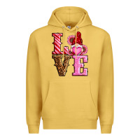 Antique Gold love valentines day gnomes Premium Hoodie - RanaPortraitStore
