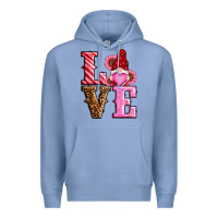 Colony Blue love valentines day gnomes Premium Hoodie - RanaPortraitStore