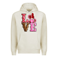 Oatmeal Heather love valentines day gnomes Premium Hoodie - RanaPortraitStore