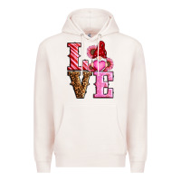 Pale Pink love valentines day gnomes Premium Hoodie - RanaPortraitStore