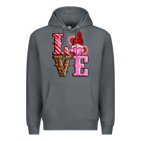 Rock love valentines day gnomes Premium Hoodie - RanaPortraitStore