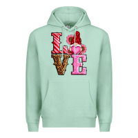 Seafoam love valentines day gnomes Premium Hoodie - RanaPortraitStore