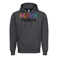 Smoke ınclusion matters Zipper Hoodie - MaliasSmallBusiness