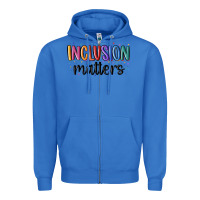 True Royal ınclusion matters Zipper Hoodie - MaliasSmallBusiness