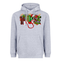 Heather Grey nurse christmas Heavyweight Hoodie - MaliasSmallBusiness