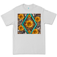Dove Grey sunflower tumbler Premium Tee - BarkalooDesign