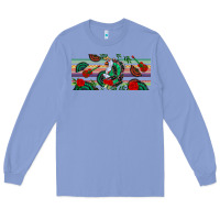 Colony Blue flamenco dancer libbey glass Long Sleeve Tee - BundleAndBundleShop