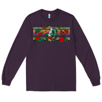 Plum flamenco dancer libbey glass Long Sleeve Tee - BundleAndBundleShop