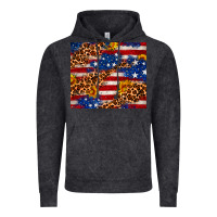 Vintage Black 4th of July USA flag leopard sunflower 20oz tumble Vintage Hoodie - Neo Western