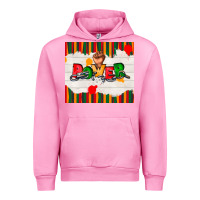 Fuchsia Pink juneteenth black power Urban Hoodie - TumblerDesignByShophia