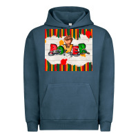 Pigment Midnight Navy juneteenth black power Urban Hoodie - TumblerDesignByShophia